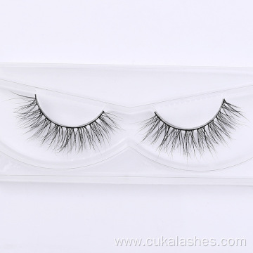 natural reusable mink lashes 5d mink eyelashes